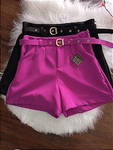 Short Alfaiataria com Cinto