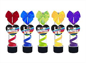 10 tubetes decorado Now United (colorido)