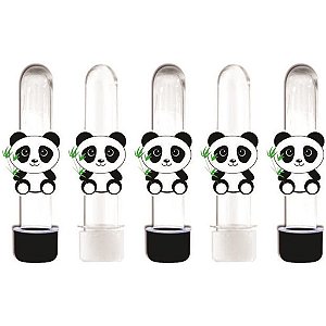 10 tubetes panda menino