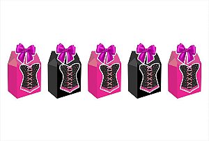 15 Caixinhas MILK para doces Chá de Lingerie Pink