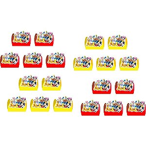 200 Forminhas p/ doces Mickey e sua Turma - Envio Imediato