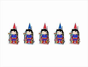 40 Caixinhas CONE para doces Superman Baby