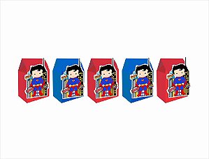 50 Caixinhas MILK para doces Superman Baby