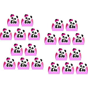 50 Forminhas Panda Menina