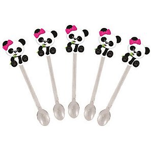 50 mini colheres Panda menina
