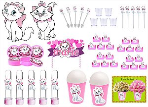 Kit Decorativo Gatinha Marie