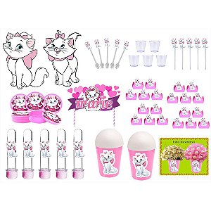 Kit Festa Infantil Gata Marie 40 Peças (10 pessoas) em Promoção na  Americanas