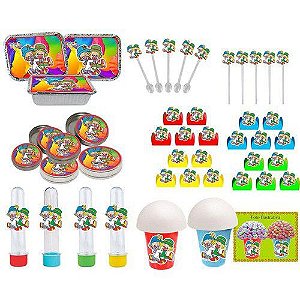 Kit Festa Infantil Patati Patatá 292 Peças (30 Pessoas)