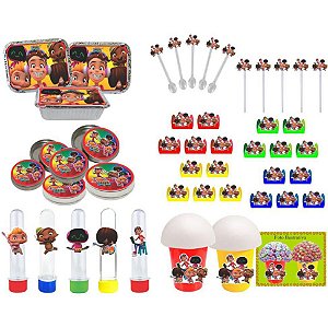 Kit Festa Mini Beat Power Rockers 292 Peças (30 pessoas)