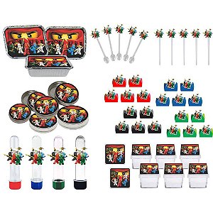 Kit Festa Ninjago 178 Peças (20 pessoas)