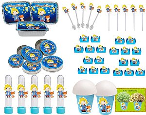 Kit festa O Pequeno Príncipe baby 106 peças (10 pessoas)