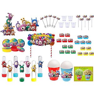 Kit festa Oddbods 105 peças (10 pessoas)