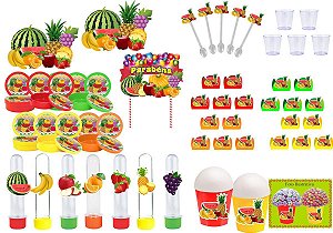 Kit festa Salada de Frutas 155 peças