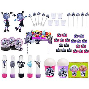 Kit festa Vampirina 105 peças (10 pessoas)