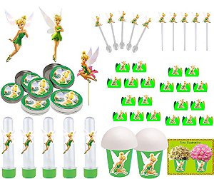 Kit festa Infantil Tinker Bell (Sininho) 99 peças