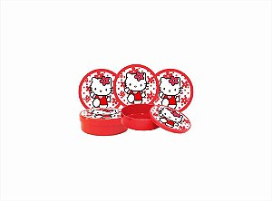 20 Latinhas Hello Kitty vermelho