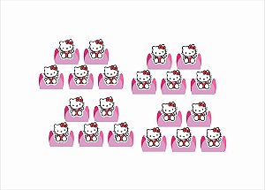 100 Forminhas Hello Kitty rosa