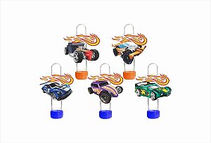 15 tubetes 13cm  para doces carros esporte hot car