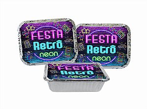 10 Marmitinhas Festa Retrô Neon