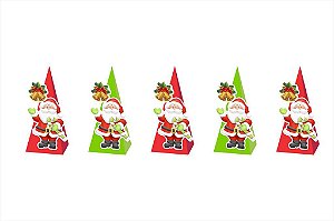 10 Caixinhas CONE para doces de Natal