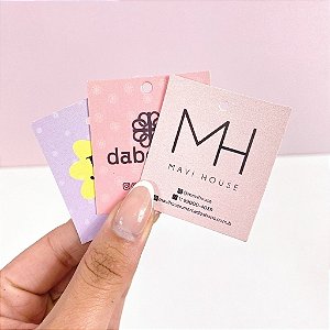 Mini tag quadrado