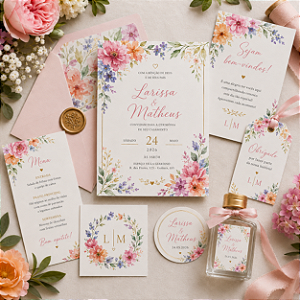 Identidade visual de casamento