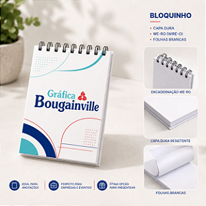 Bloquinho capa dura