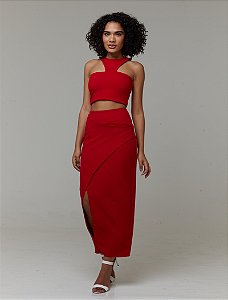 Saia Paola Vermelho
