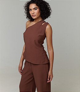 Blusa Aurora Marrom