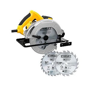 Serra Circular 7.1/4'' 1600W C/ 2 Discos SC16D2 220V Stanley