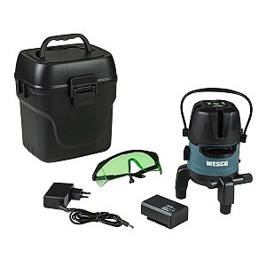 Nível Laser Wesco 5 Linhas Luz Verde WS8911K