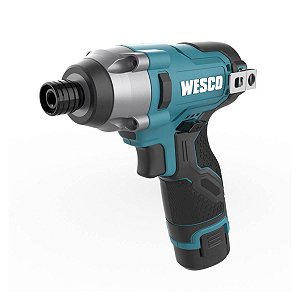 Parafusadeira de Impacto Bateria 12V 1/4 Hex WS2504K2 Wesco