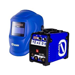 Combo Inversora de Solda MIG 0 120AMP 110/220V + Máscara Optiarc70 Boxer