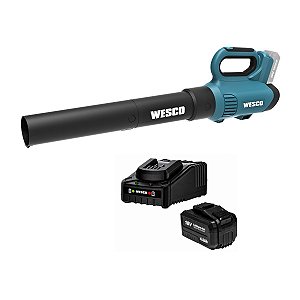 Kit Soprador de Folhas Com Bateria 4Ah 18V Wesco WS8517.9