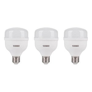 Kit 3 Lâmpadas High Led TKL 170 30W E27 6500K Taschibra Bivolt