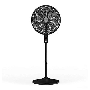 Ventilador Oscilante Coluna Turbo 10P C/Controle 50cm Preto Bivolt