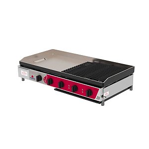 Chapa Industrial Char Broiler a Gás PRCB-2100 Progás Baixa Pressão