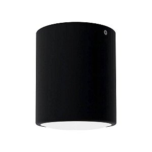 Plafon Spot Sobrepor Redondo Cannon PAR 30 Preto Fosco