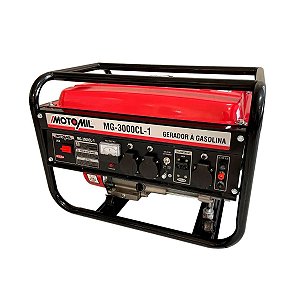 Gerador a Gasolina MG-3000CL-1 Mono 2800W 2,8KVA 110V/220V Motomil