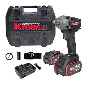 Chave de Impacto Com Bateria 4Ah Kress Brushless 1/2 KUB30.1