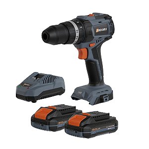 Kit Parafusadeira Furadeira Impacto Brushless 20V 50Nm 2 Baterias Âncora Tools