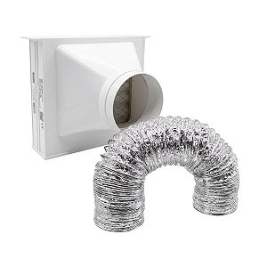 Caixa de Filtragem ABS Filbox 125mm c/Tubo Alumínio Flexível 3M Sicflux