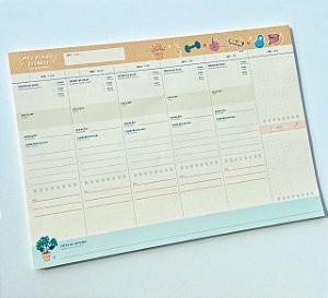 Bloco Planner Meu Plano Fitness