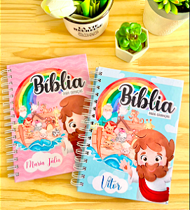 Bíblia Infantil Personalizada com Nome da Criança