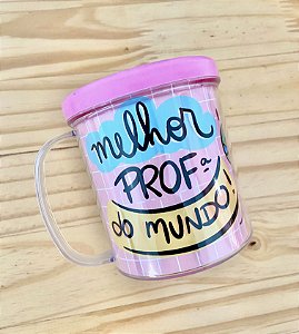 Caneca de acrílico dia dos Professores modelo 1