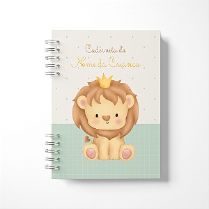 Caderneta de Vacinação Personalizada | Tema Leãozinho Rei