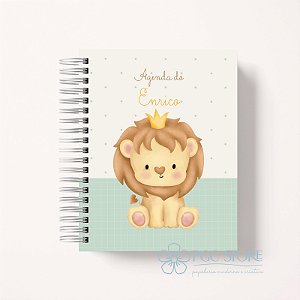 Agenda Berçário Creche Personalizada - Leãozinho Rei