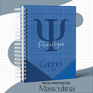 Agenda 2025 Masculina Personalizada - Profissões