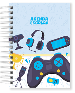 Agenda Escolar 2025 Personalizada - Gamer