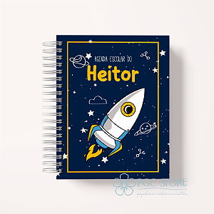 Agenda Escolar 2025 Personalizada - Foguete